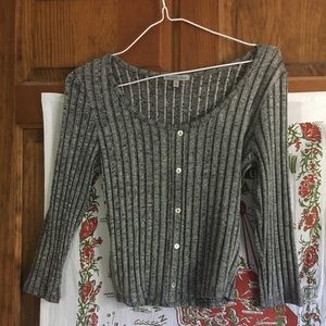 Charlotte Russe long sleeve crop top